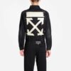 Bronsefarget gummistropp Arrow Classic Denim Logo-jakke
