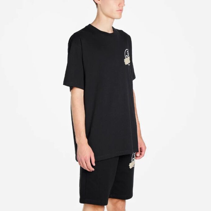Bronsefarget pil-trykk Unisex Svart