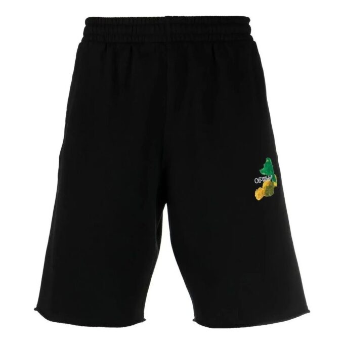 Brush Arrow Bermuda-shorts «Svart»