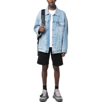 Brush Arrow Bermuda-shorts «Svart»