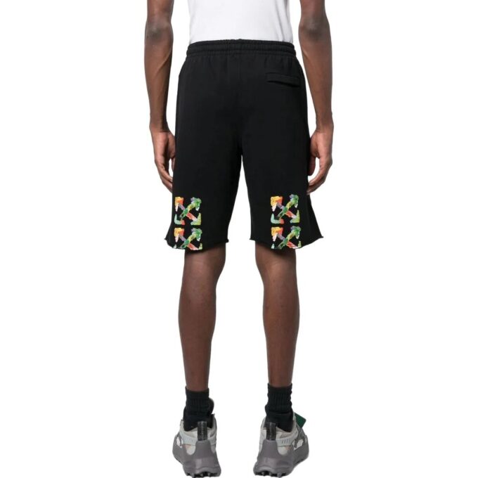 Brush Arrow Bermuda-shorts «Svart»