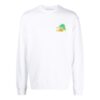 Brush Arrow Slim Crew Neck Gensere «White»