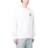 Brush Arrow Slim Crew Neck Gensere «White»