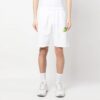 Brush Arrows shorts med råkant «White»