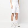 Brush Arrows shorts med råkant «White»