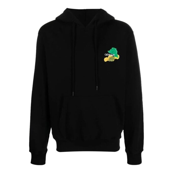 Brush Arrows Slim Skate-hettegenser «Black Multi-Color»