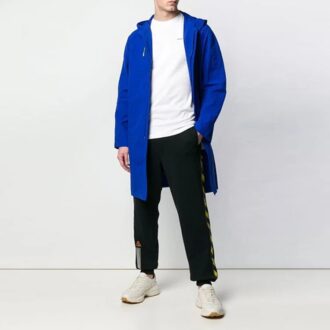 Brystalfabetlogo, slim fit, kort erme, hvit