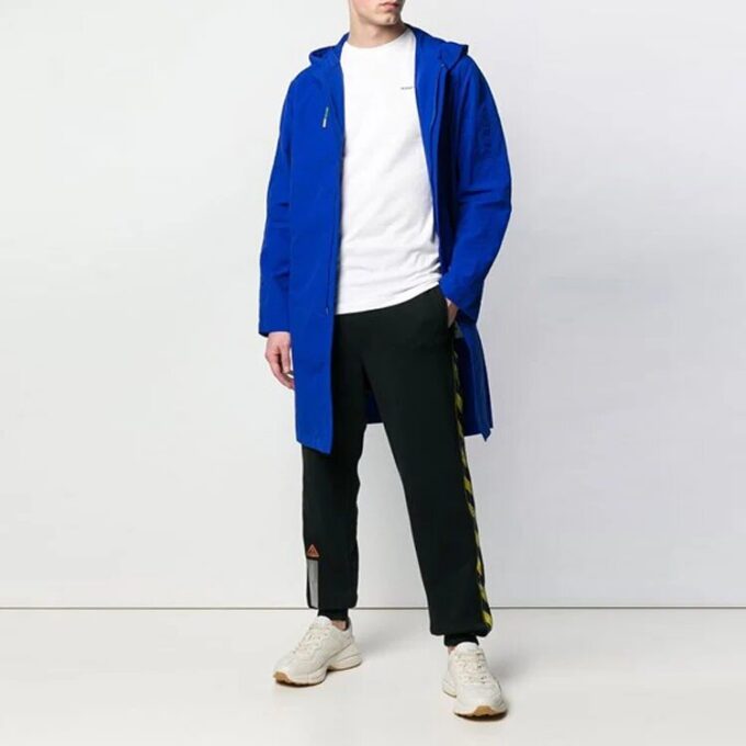 Brystalfabetlogo, slim fit, kort erme, hvit