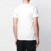 Brystalfabetlogo, slim fit, kort erme, hvit