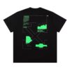 Bueformer Fluorescerende Arrows Skisse Kort ermet Herre Logo