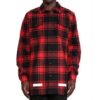 C/O VIRGIL 14SS Skjorte Unisex SvartRød