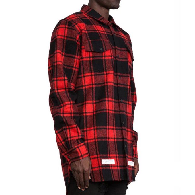 C/O VIRGIL 14SS Skjorte Unisex SvartRød