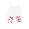c/o virgil abloh For Men’ s White Diag Stencil Sweatshorts Hvit/Rosa