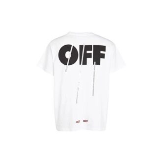 C O VIRGIL ABLOH FW CUT Alphabet kortærmet hvit