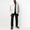 c/o virgil abloh herre hvit stencil Diagonal med glidelås