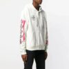 c/o virgil abloh herre hvit stencil Diagonal med glidelås