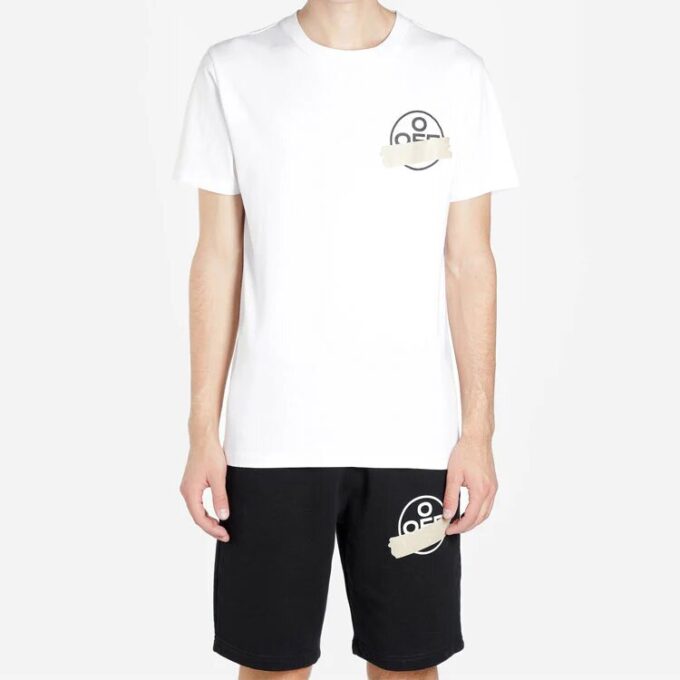 C/O Virgil Abloh Herre Hvit Tape Arrow Slim