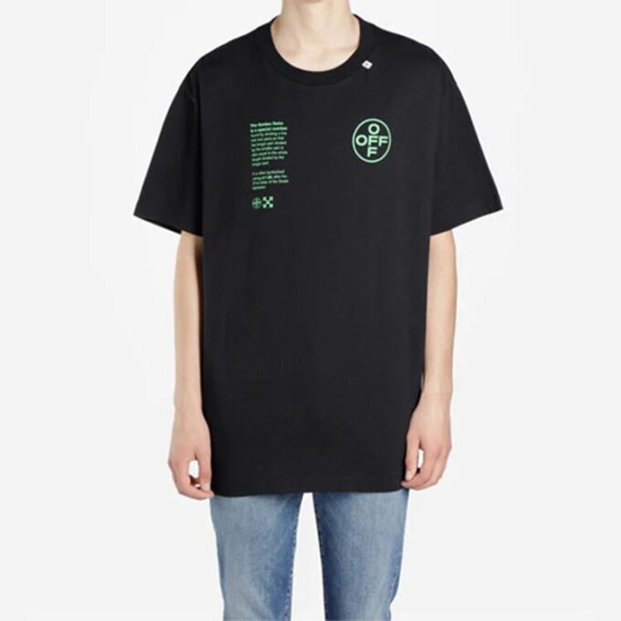 C/O Virgil Abloh Herre Svart Arch Shapes Over