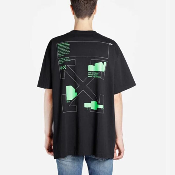 C/O Virgil Abloh Herre Svart Arch Shapes Over