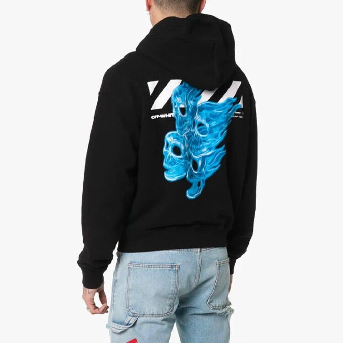 C/O Virgil Abloh Herre Svart Diag Skulls Over