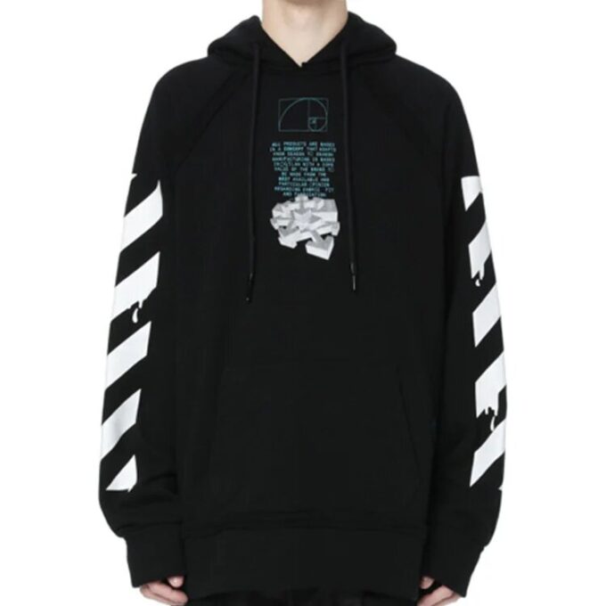 c/o virgil abloh herrejakke svart dripping Arrows incompiuto