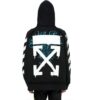 c/o virgil abloh herrejakke svart dripping Arrows incompiuto