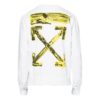 C/O Virgil Abloh Hvit akryl-genser med Arrows for menn