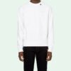 C/O Virgil Abloh Hvit akryl-genser med Arrows for menn