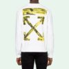 C/O Virgil Abloh Hvit akryl-genser med Arrows for menn