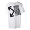 C/O Virgil Abloh Hvit T-skjorte med splittede Arrows