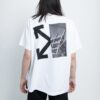 C/O Virgil Abloh Hvit T-skjorte med splittede Arrows