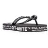 c/o virgil abloh men’ s svart-hvite industrielle flip-flops