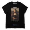 c/o VIRGIL ABLOH MONALISA SLIM FIT T-SKJORTE Mona Lisa kort ermet svart