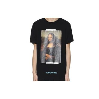 c/o VIRGIL ABLOH MONALISA SLIM FIT T-SKJORTE Mona Lisa kort ermet svart