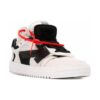 C/O Virgil Abloh Off-White og hvite Off-Court Low-Sneakers