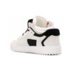 C/O Virgil Abloh Off-White og hvite Off-Court Low-Sneakers