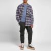 C/O VIRGIL ABLOH OW FLANELLSKJORTE MED RUTEMØNSTER BLÅ