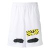 C O VIRGIL ABLOH Tiger Stripes Shorts Hvit