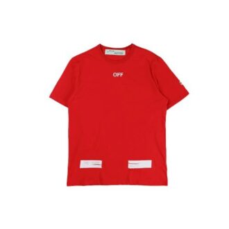 C/O VIRGIL OW Rød pil kortærmet Shorts