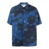 Camo Poplin Holiday Skjorte &laquo;Blue&raquo;