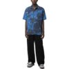 Camo Poplin Holiday Skjorte &laquo;Blue&raquo;