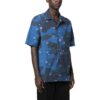 Camo Poplin Holiday Skjorte &laquo;Blue&raquo;