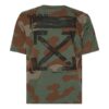 Camouflage Army Green Kortærmet Løs Shorts