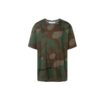 Camouflage Army Green Kortærmet Løs Shorts