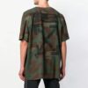 Camouflage Army Green Kortærmet Løs Shorts