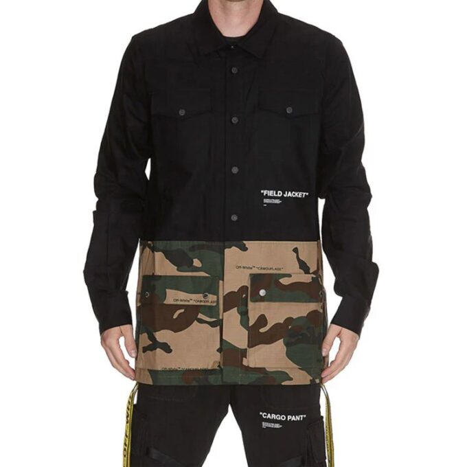 Camouflage-jakke for menn