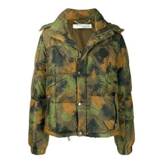 Camouflage-jakke med vatt «Green»