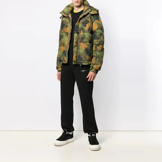 Camouflage-jakke med vatt «Green»