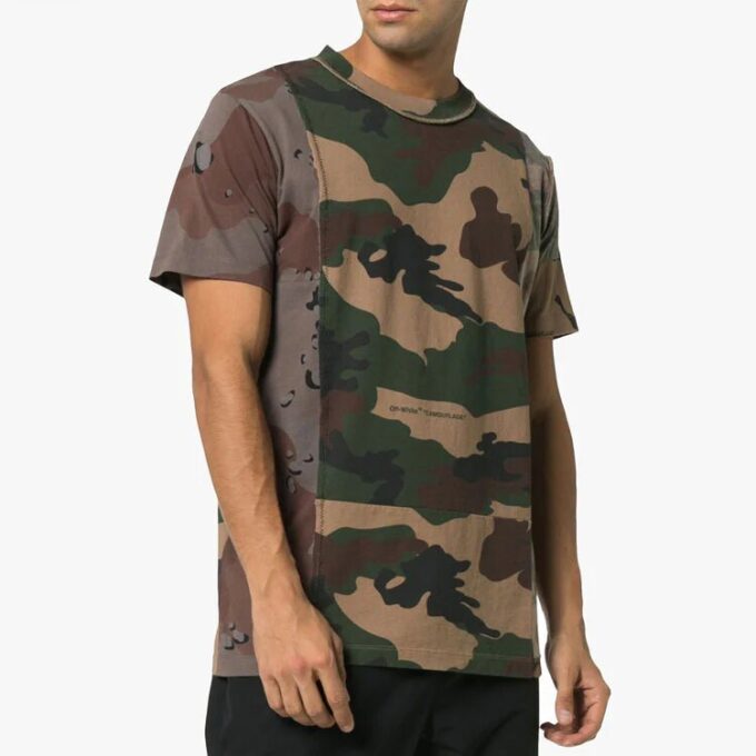 Camouflage Reconstructed Camo kortærmet Shorts