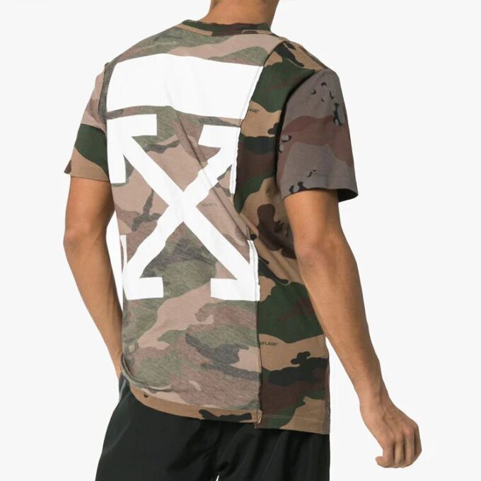 Camouflage Reconstructed Camo kortærmet Shorts
